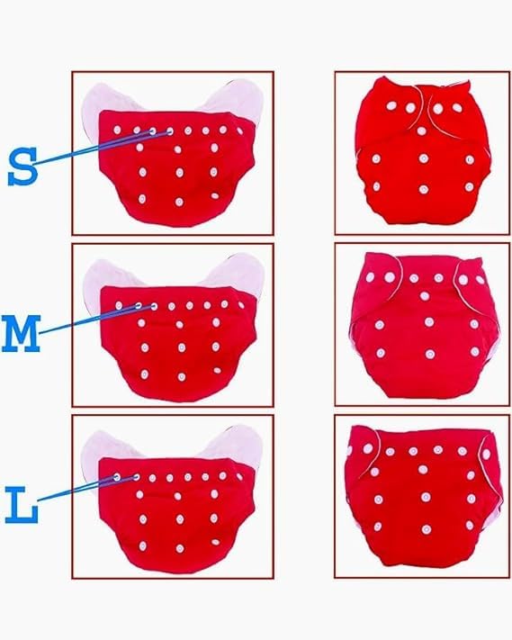 MYSTERY PACKET (SET of 2) Cloth Diaper Cover Designer Premium Reusable, Adjustable Size, Waterproof, Washable, Pocket Cloth Diaper Nappie (Without Inserts) 1