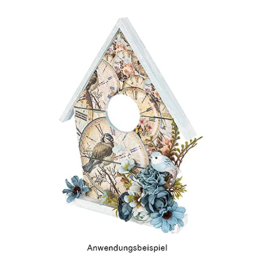 Ideen mit Herz 2 vellen rijstpapier | edel decoupage-papier | DIN A4 | 2 verschillende ontwerpen | vintage, Kerstmis en… - Afbeelding 5