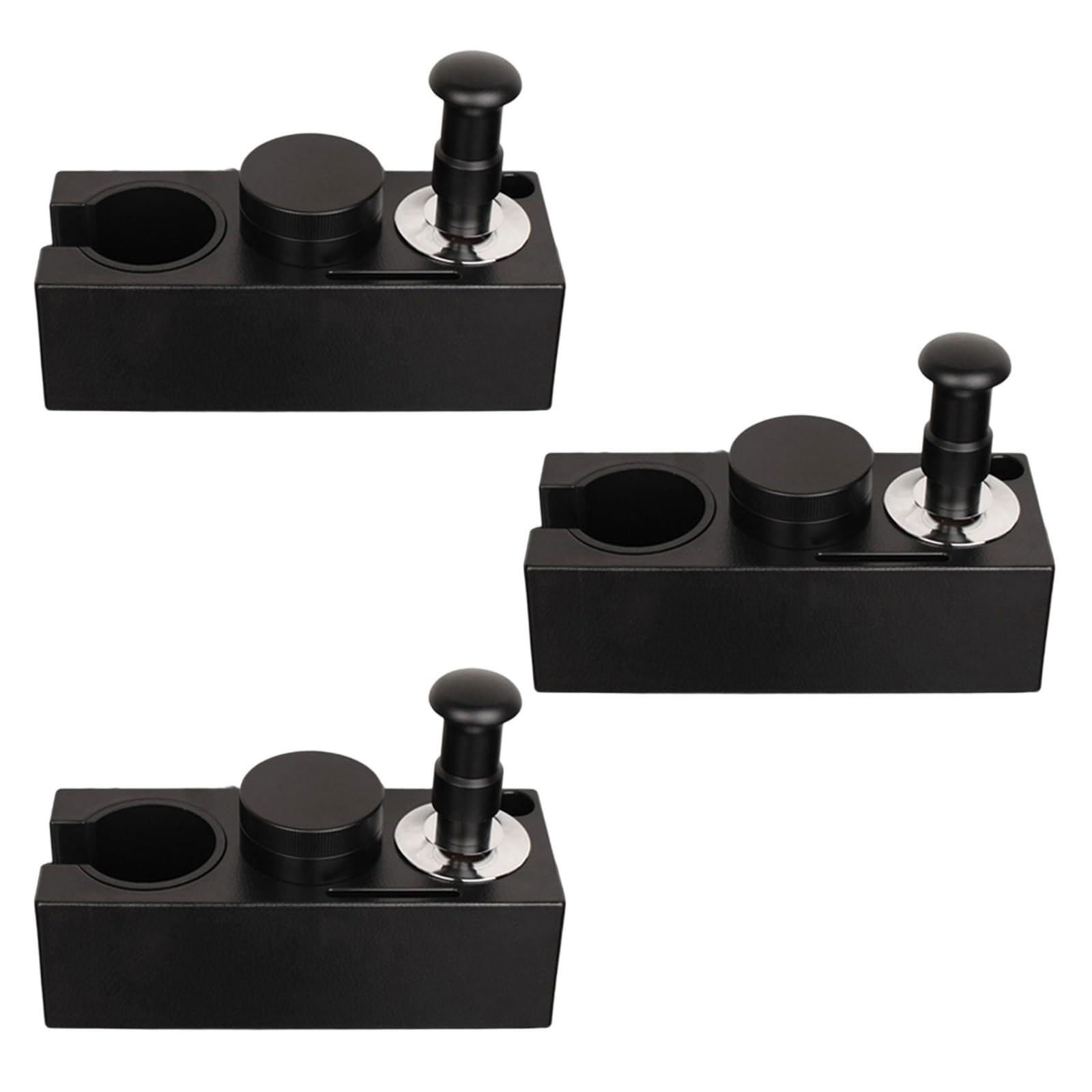 Cafetera Tamper, estación de prensado de café con altura ajustable para portafiltros de 51 mm/53 mm/58 mm, estación profesional para tampadora de café espresso