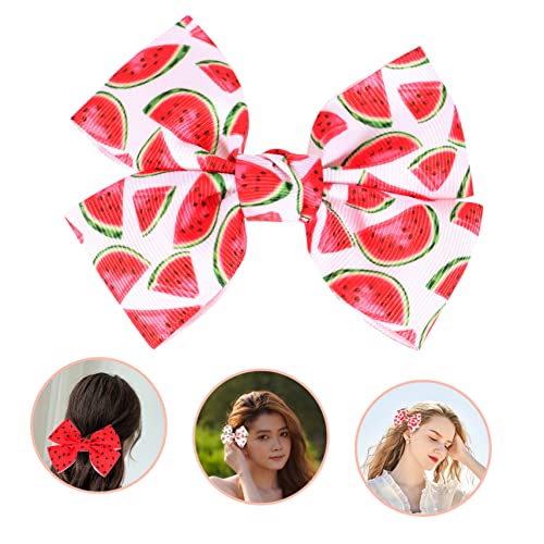 Barrettes pastèque aux finitions soignées pour enfants - 5
