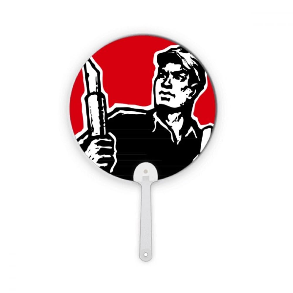 Chapeau rouge patriotique rond en plastique pour décoration de fête et bricolage créatif