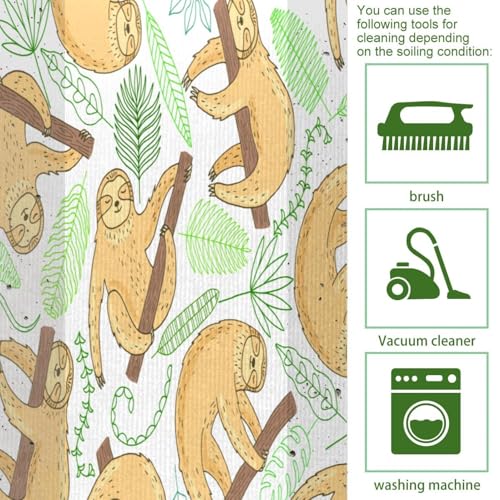 Alfombra de cocina de perezosos para evitar resbalones y manchas 5