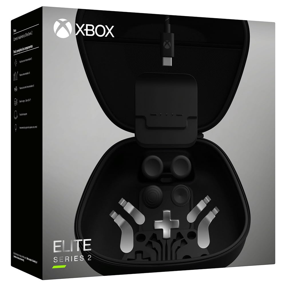 Xbox Elite Series 2＋Xbox 純正ワイヤレスアダプターSET Xbox Elite Series 2 Controller - Complete Component Pack : Amazon