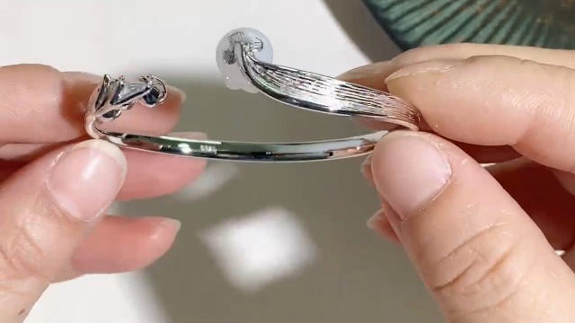 Amazon.com: Jewever Lily of the Valley 925 silver bracelet with