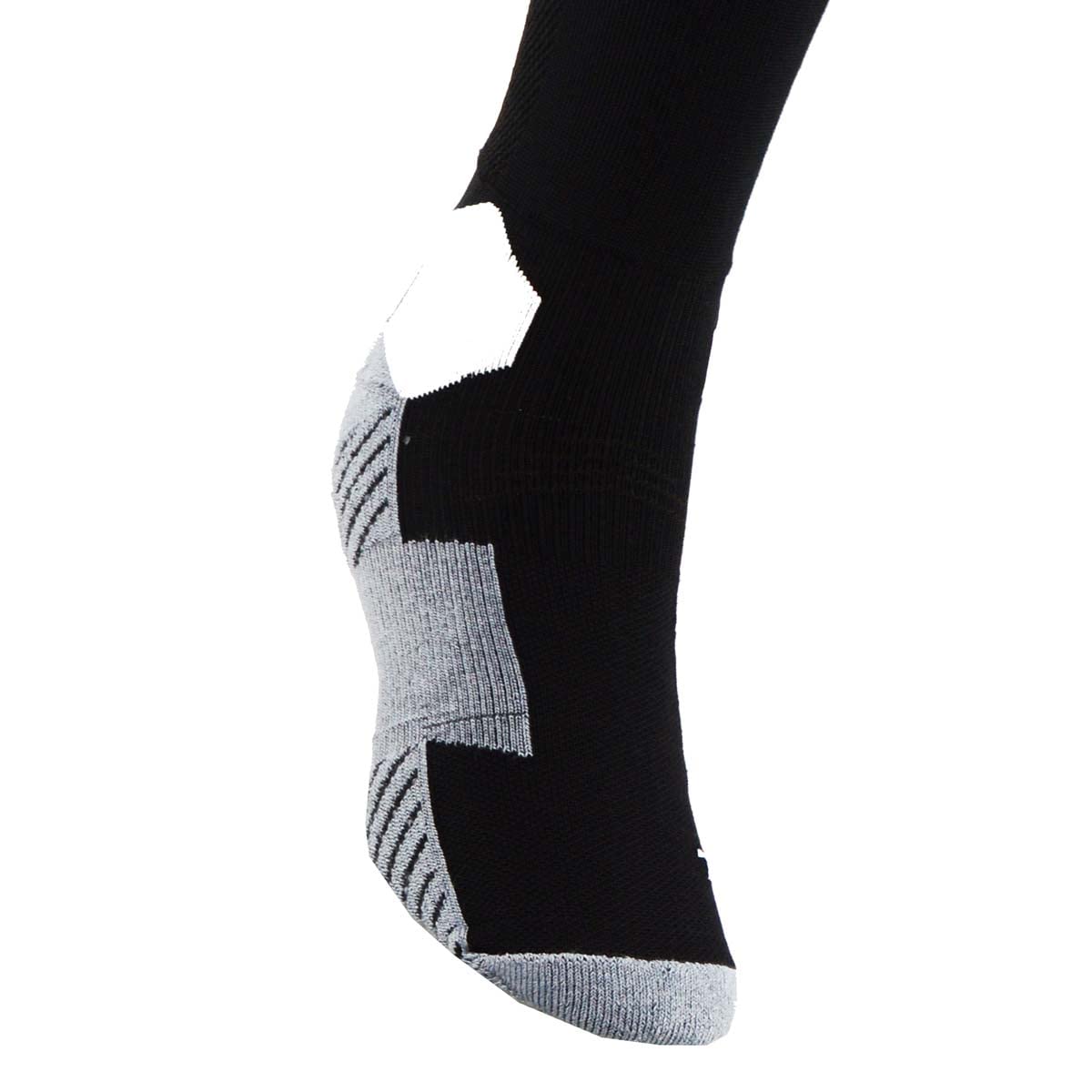 Transform Star junior Knee High Stockings Micro Polyester Spandex Elastane Cotton Nylon Footbed with Cooling Zone Suitable for Both Men & Women- Black