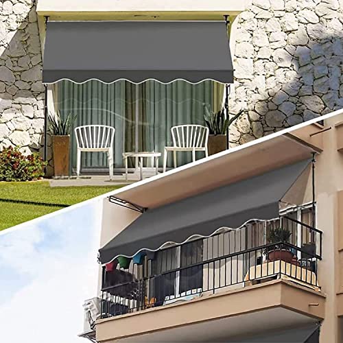 Toldo resistente a los rayos UV para cafetería en jardín con tejido impermeable 7