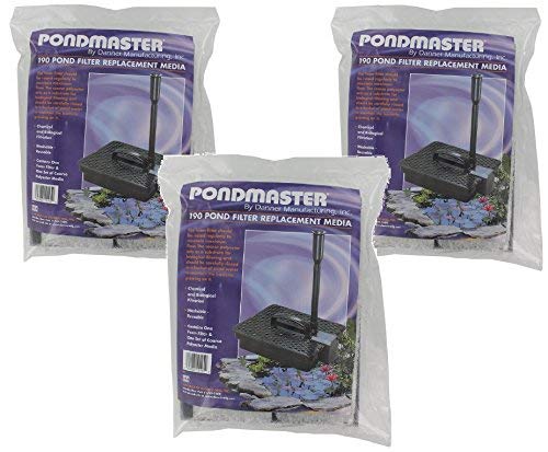 PONDMASTERPONDMASTER Danner Coarse Foam Pad Replacement Filters #12195 (3 Packages)