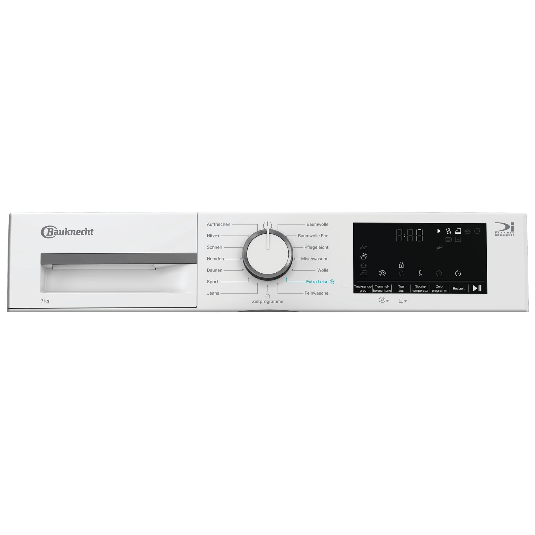 Bauknecht BT 7RC WW Wärmepumpentrockner /7 kg/EEK C/Precision Dry - Intelligentes Trocknen/Slim Wäschetrockner, weiss