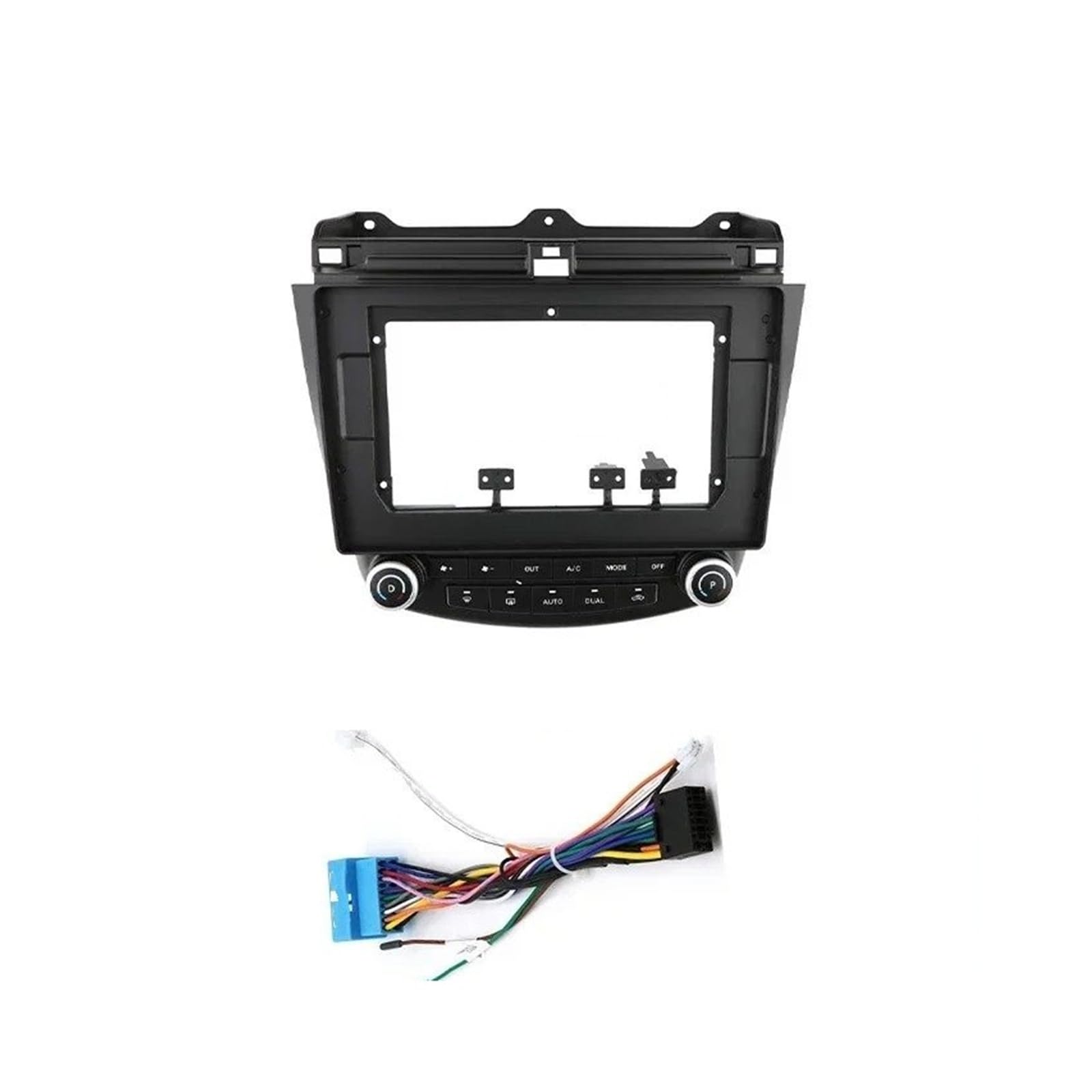 Mascherina Autoradio Cornice Stereo 9/10 Pollici 2 DIN per Accord 7TH (LHD/RHD) 2004 2005 2006 2007 Car Dvd Frame Audio Dash Trim Kit Facia Pannello Radio Schermo Lettore