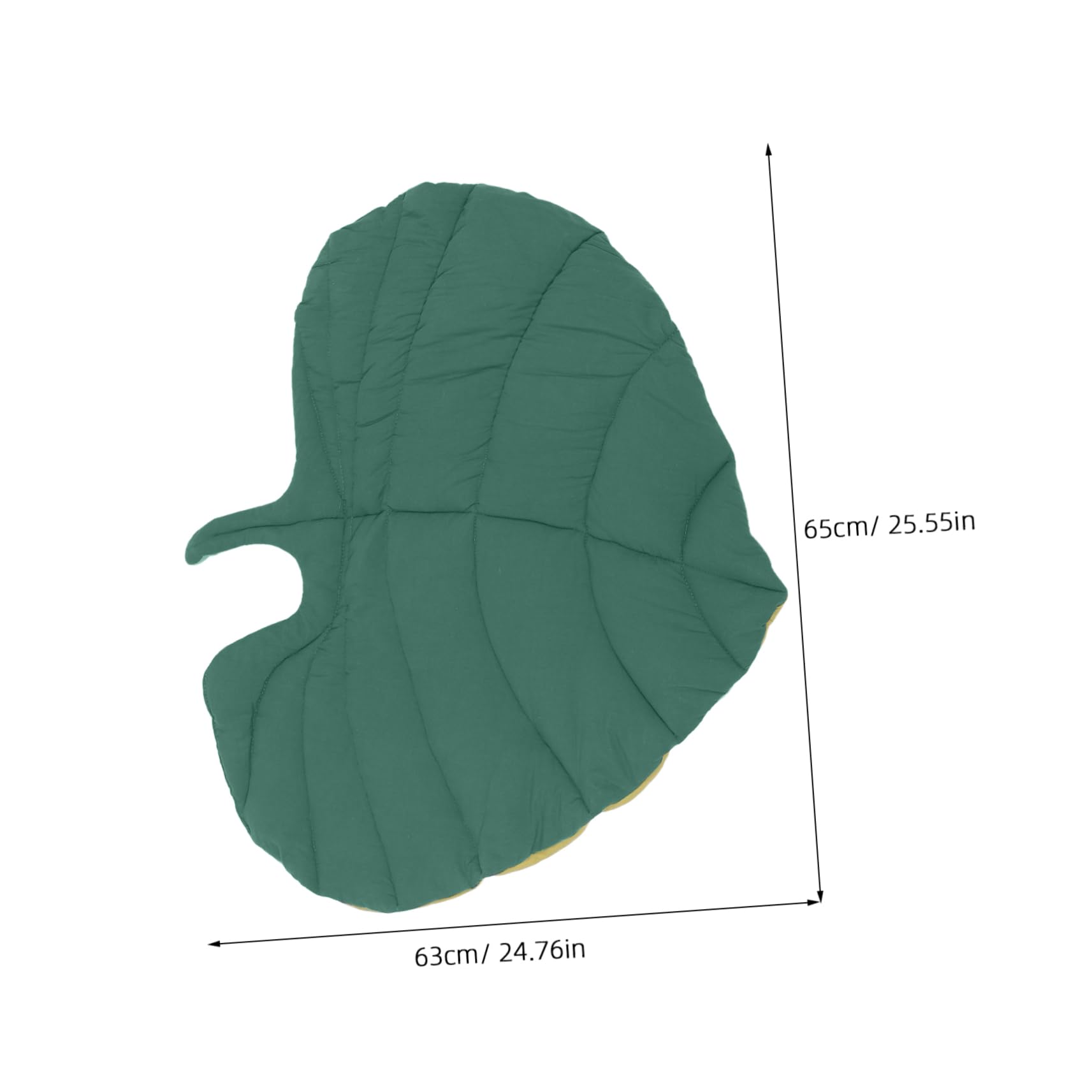 VERDANVERSE Dog Cat Crate Pad Reversible Non Slip Mat Cozy Leaf Shape and Cats Machine Washable All Season Crate Mat