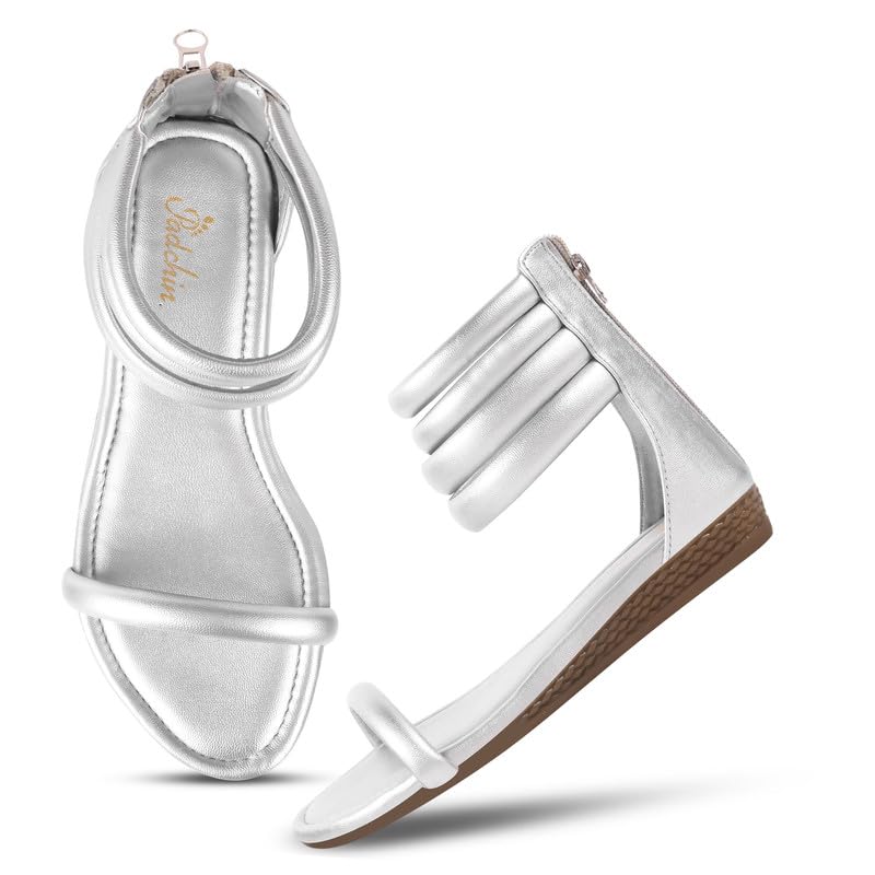Image of Padchin Women Flat Sandals Comfortable Gladiator flatform Stappy Heel ladies footwear