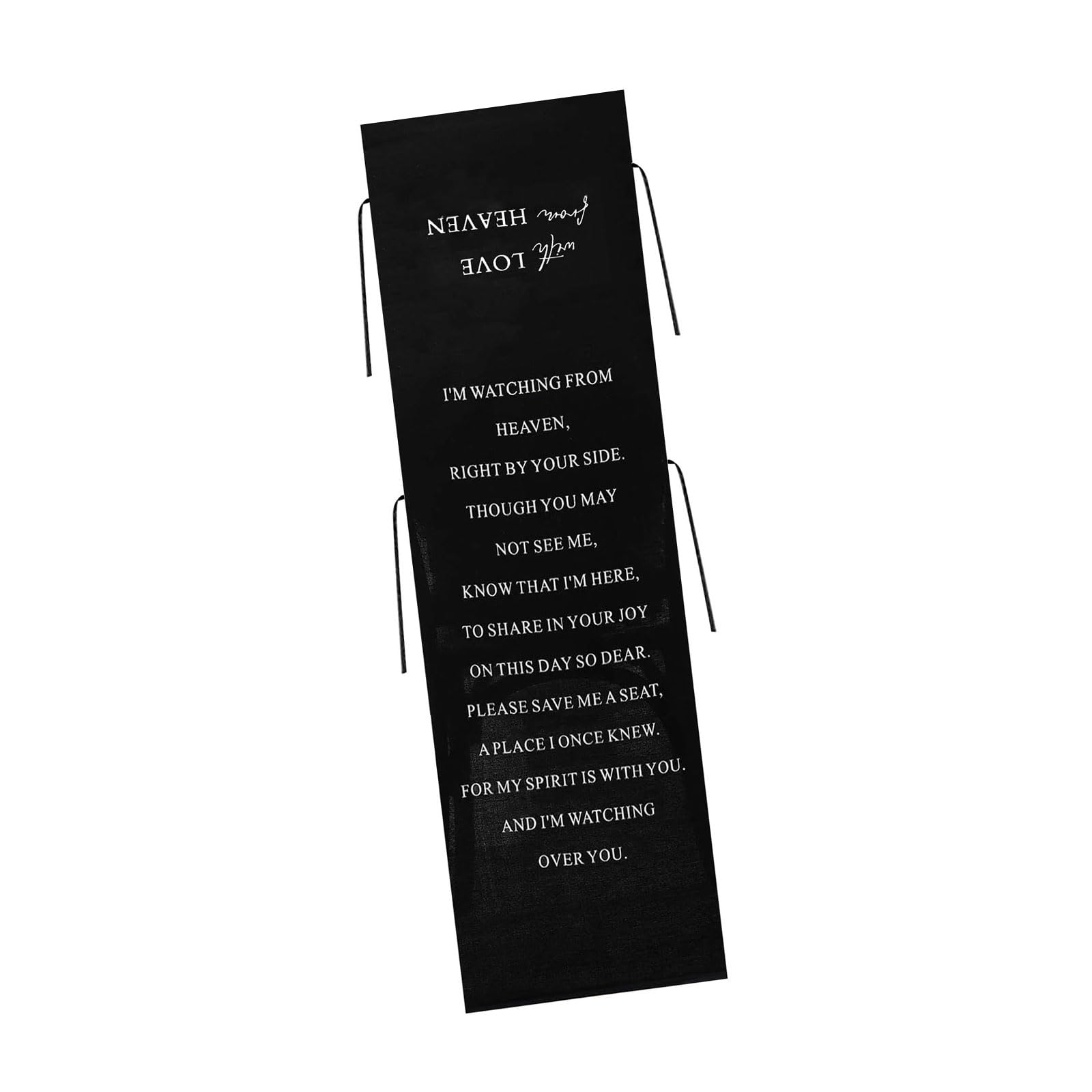 PANGBOER Flannel Wedding Chair Sign Elegant Designs Ceremony Decoration for Reserved Seating Arrangements Wedding Chair Signs