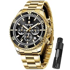 Gold strap/ Black face