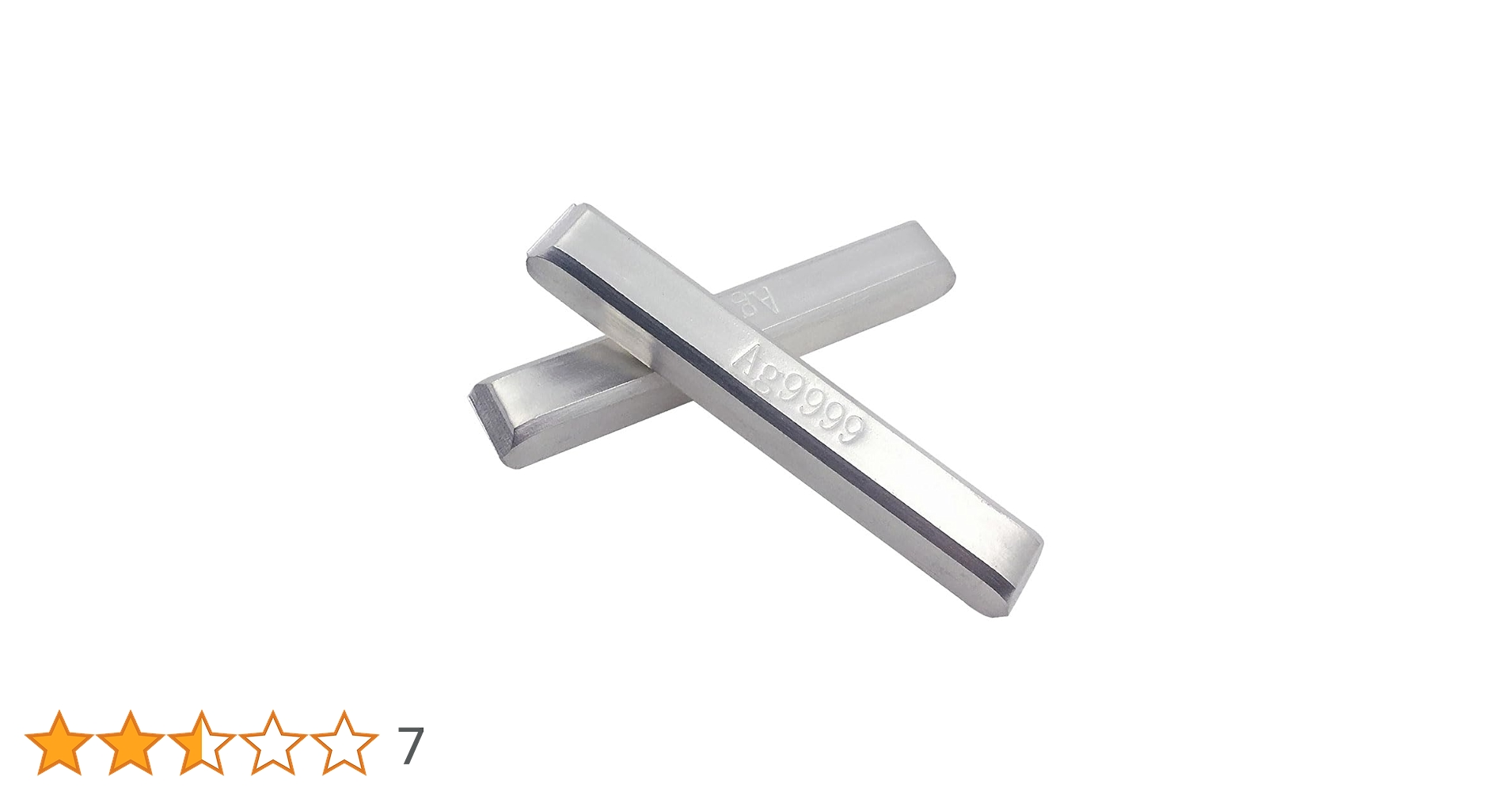 銀インゴット 楽天市場】井嶋金銀工業 純銀 インゴット 500g 新品 2枚セット