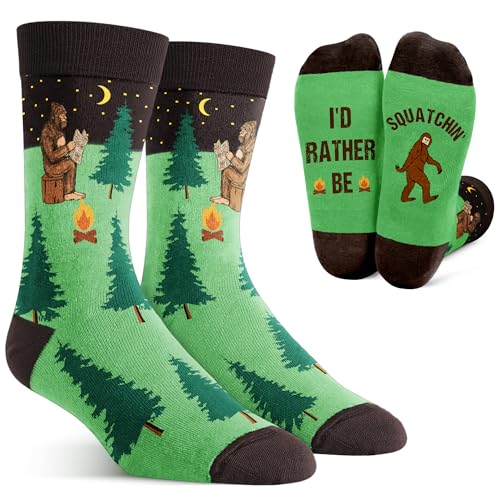 Image of VICRAZY Father Day Gifts for Husband, Dad, Grandpa, Men - First Mother's Day for Pregnancy Mom, Wife - Funny Bigfoot gifts