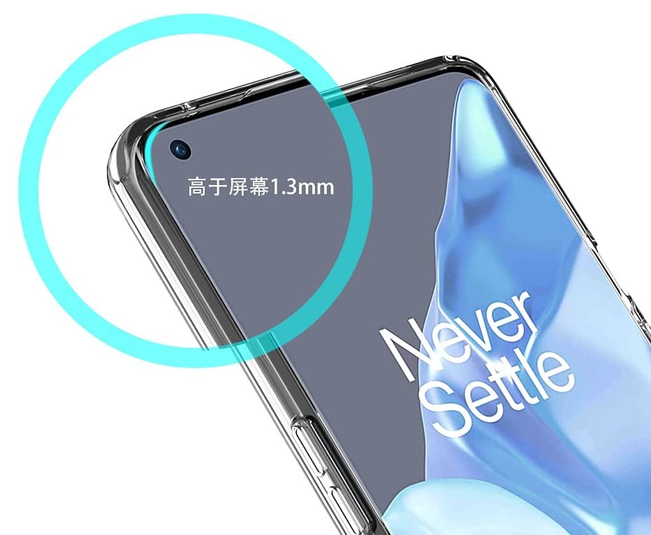 Image of NISHTECH for OnePlus 9 Pro Premium Transparent Hybrid Soft Slim Dust Proof Back Case Cover with Camera Protection