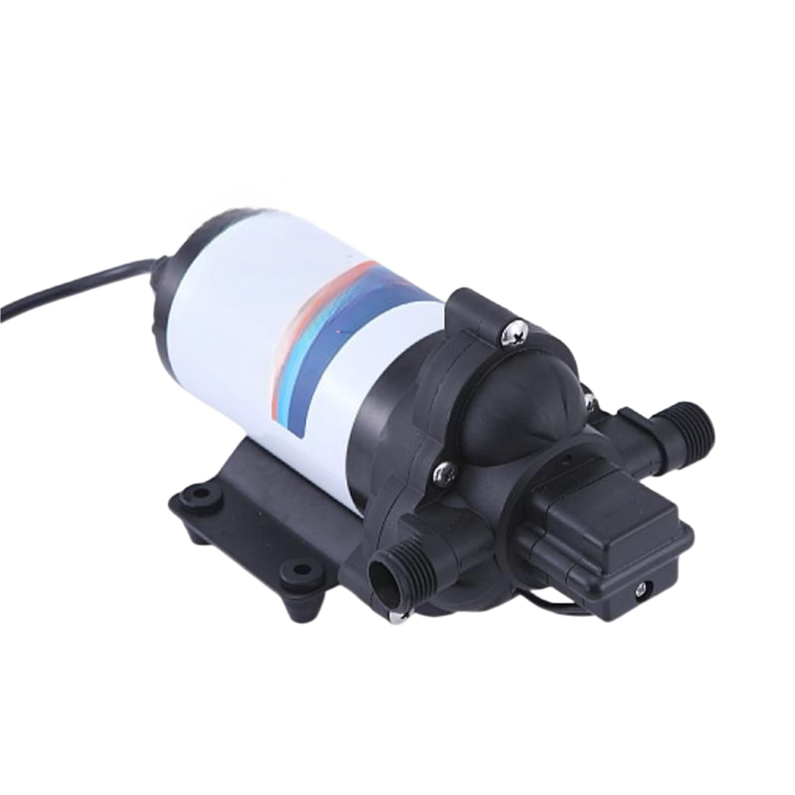 Mkhqst 115V 11.6L Ac Diaphragm Pump 230V Marine/Vehicle Battery Self-Priming Yacht,Sturdy & Leak-Proof Construction(115V)