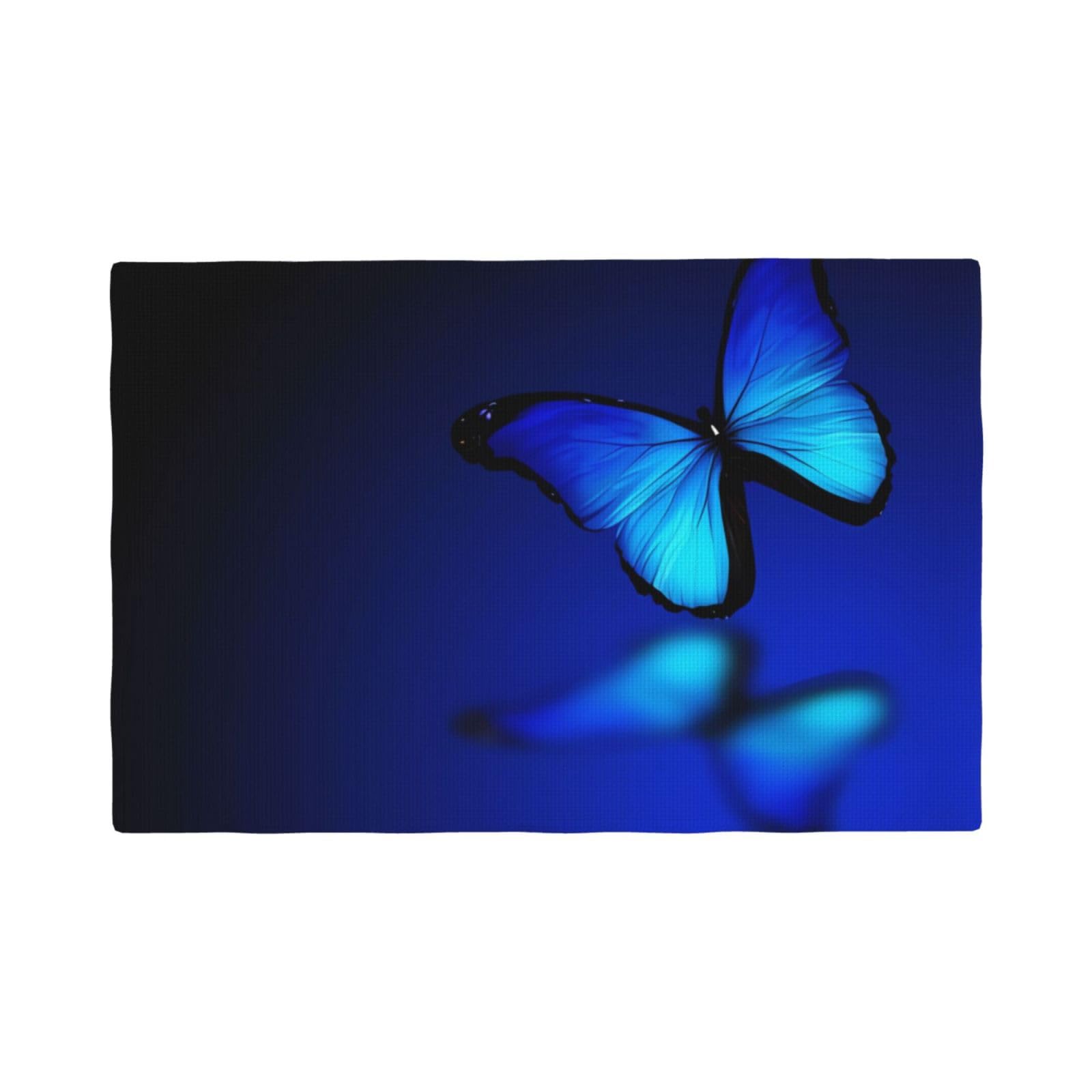 Set de table anti-chaleur en lin lavable forme papillon