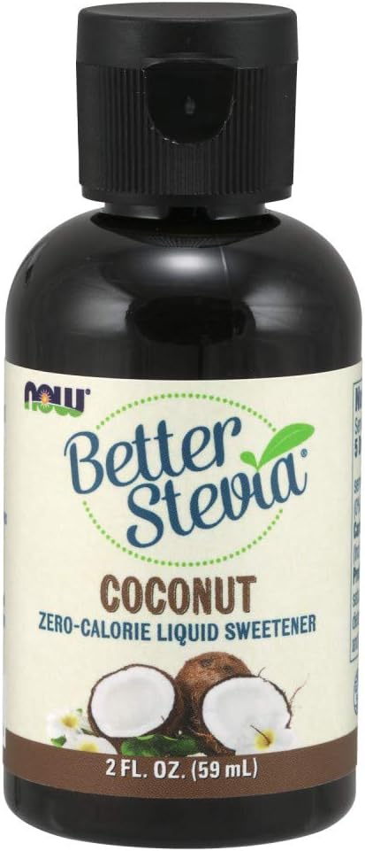 BetterStevia Coconut Zero-Calorie Liquid Sweetener, Keto Friendly, Suitable for Diabetics, No Erythritol, 2-Ounce
