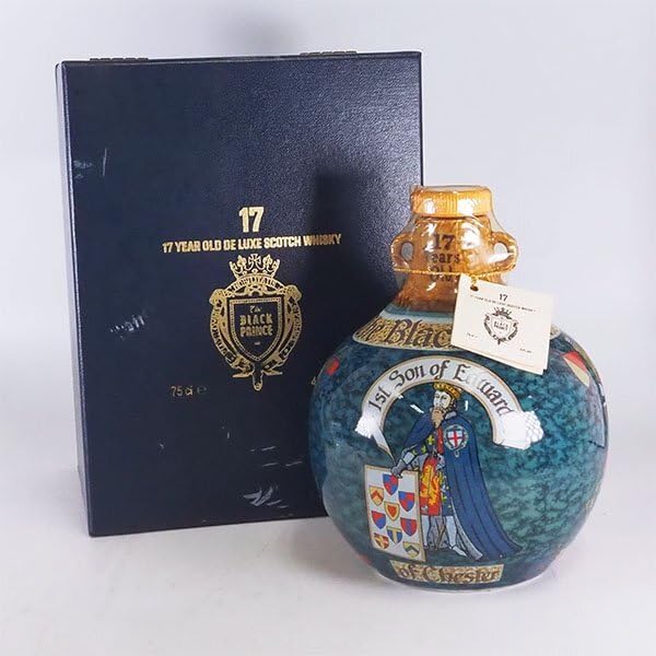 17年 ブラックプリンス 古酒 Prince Black スコッチウイスキー 陶器