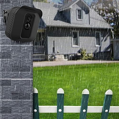 Baitang Silicone Camera Case For Blink XT2 XT Camera Protective Cover, Weather Proof Adjustable Camera Case Protective Cover, Soft Elastic Camera Protector, Black(1PC)