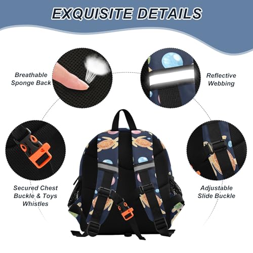 Cute Sea Turtle Toddler Backpack for Girls Boys,Preschool Kindergarten Backpack Kids Backpacks for Girls B04042182