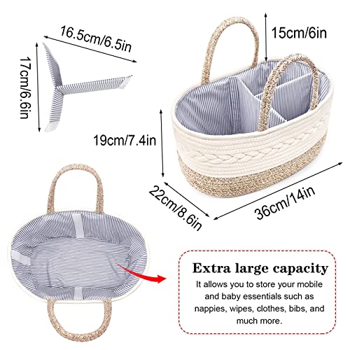 Yueshop Baby Nappy Caddy Organiser - Image 2