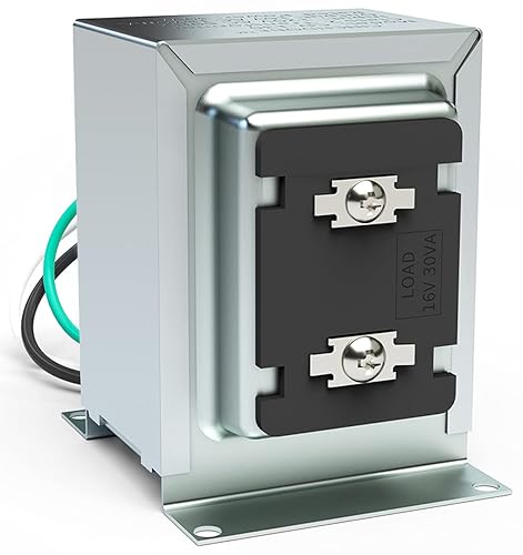 Transformador de timbre de puerta de 16 V 30 VA compatible con Ring Video Doorbell ProNest Hello Video Doorbell