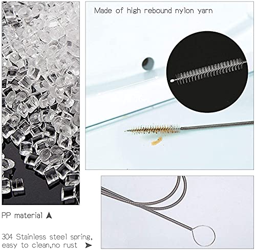 KSVS 5 Stück Kühlschrank-Abflussloch-Verstopfungsentferner, Bagger-Reinigungswerkzeuge, Kühlschrank-Lochbürste, Wasserauslass-Reiniger Haushaltsreinigung, Kühlschrank-Abfluss-Reinigungsbürste (5 Pcs)