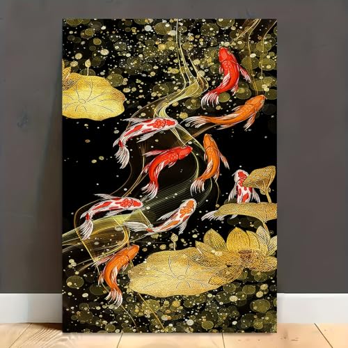 Art mural neuf poissons harmonie et bien-être pour votre intérieur