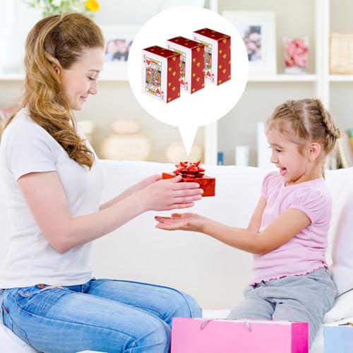 NUOGUAYI Mini Pokerkarten, 3 Decks Spielkarten, Kleine Spielkarten, Mini Kartenspiel, Zauberkarten, Miniatur Pokerkarten, für Kinder Erwachsene, Gastgeschenke, Reisespiel, Heimspiele – Bild 8