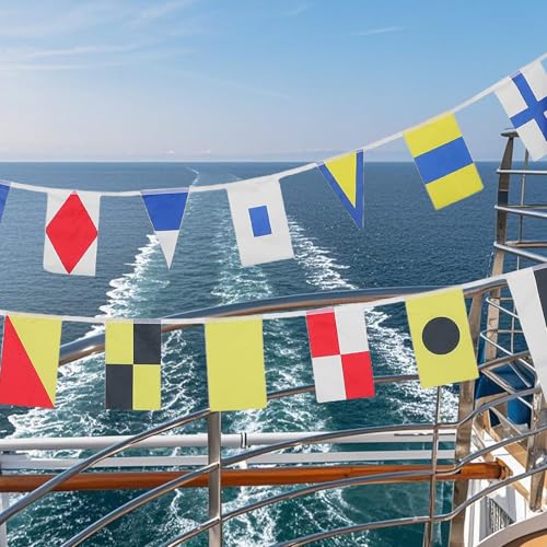 Drapeaux de code nautique GALPADA pour vos sorties en mer et yachts - 7