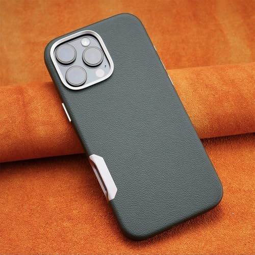Coque iPhone 16 Plus en cuir de luxe étui magnétique antichoc de qualité