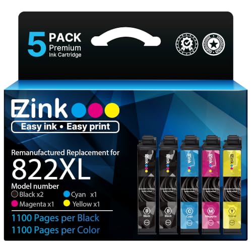 Image of E-Z Ink Remanufactured Replacement for Epson 822XL Ink Cartridge for 822 XL