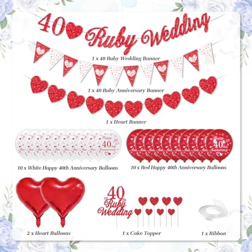 Ruby Wedding Decorations - Image 2