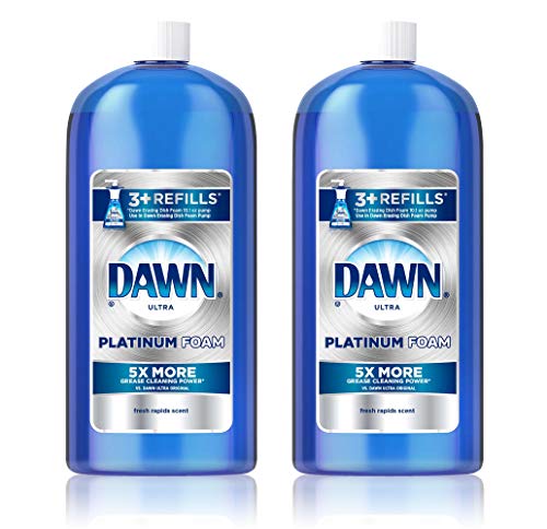 Dawn Platinum Erasing Dishwashing Foam Refill Fresh Rapids 30.9 Fl Oz (Pack of 2)
