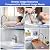 Kweetle Tankless Water Heater Electric, 6000W 110V Instant Hot Water Heater with Digital Display Self-modulating, Overheating Protection for Demand