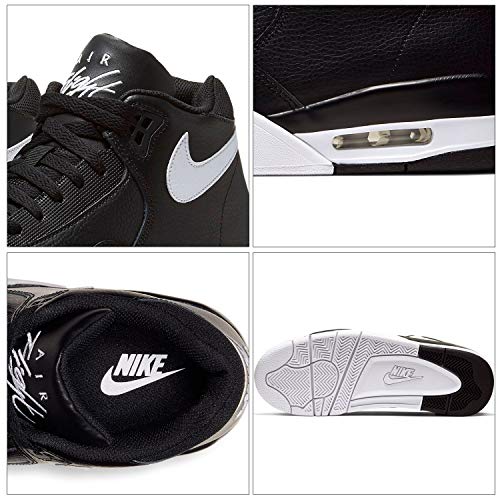 Buy Nike Mens Flight Legacy Black/White Sneakers at Amazon.in - Image 4