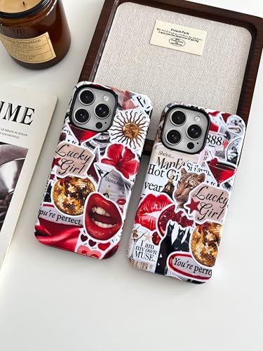 Coque iPhone 15 Pro Max Magsafe esthétique lèvres guépard - 7