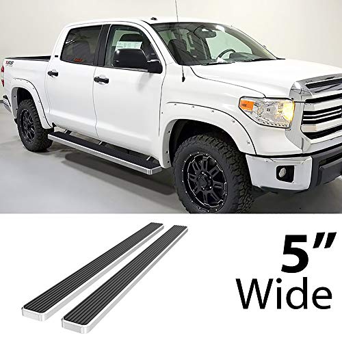 For 2007-2018 Tundra Crewmax Pickup 4-Door (Nerf Bar | Side Steps) 5" Eboard Running Boards #TOP1