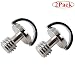 RAYSUN 2 Pack Camera 3/8 Inch D Shaft D-ring Screw Adapter for Camera Tripod QRS Quick Release Plate - Camera Quick Release Screw