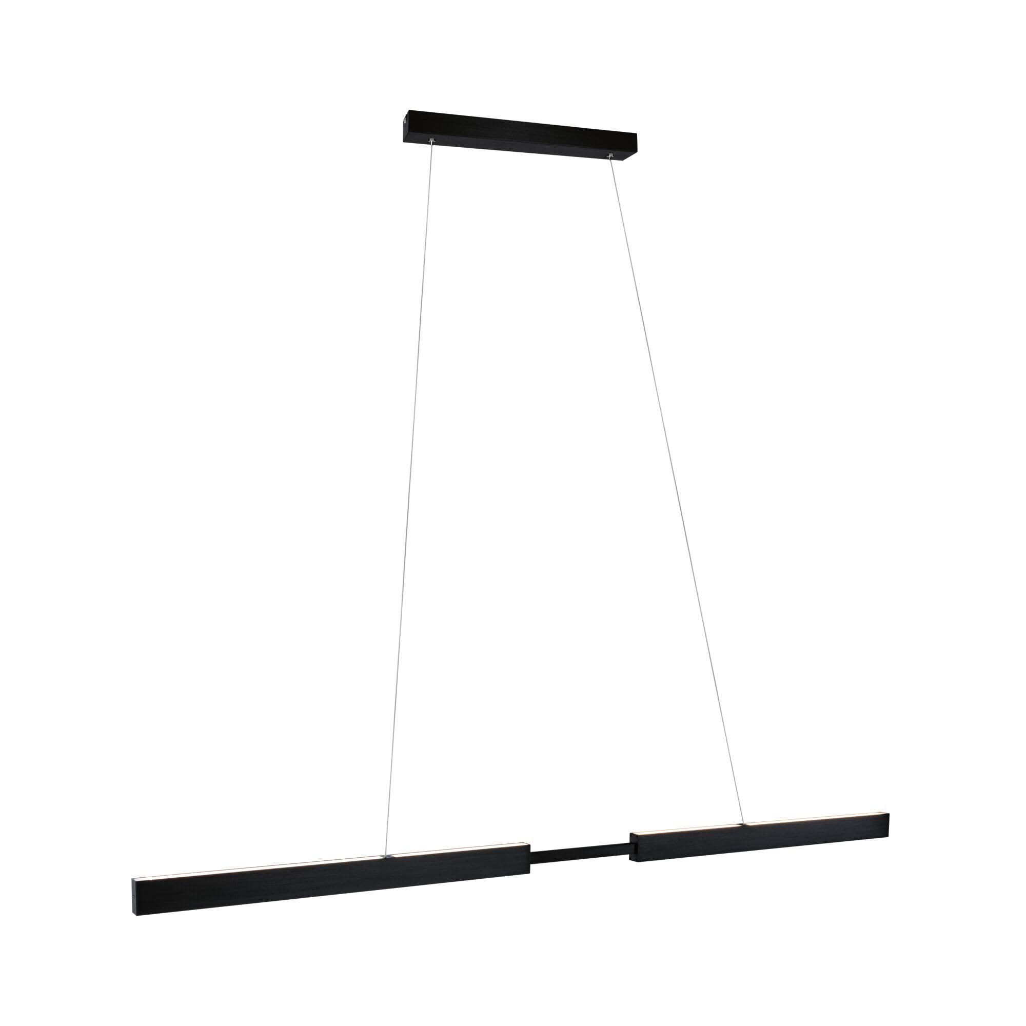Paulmann 76989 LED Pendant luminaire touchless Sensor Aptare 2700K 2050lm / 2050lm 2x16.5/16.5W Black dimmable