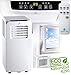 Produktbild Klimaanlage 7000BTU Energieklasse A, Klimagerät mit Ventilator und Entfeuchtungsfunktion 2KW Kühlleistung Fernbedienung, 2x Fensteranschlusset