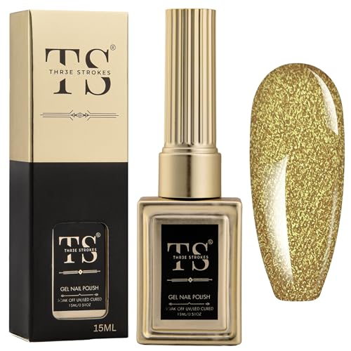 Image of THR3E STROKES Professional UV Gel Nail Polish, HEMA-FREE Lasts Upto 21 Days, Super Glossy Finish, Non-Chipping, Non-Smudging, Quick Drying Nail Polish,15 ml (86, 15ML)