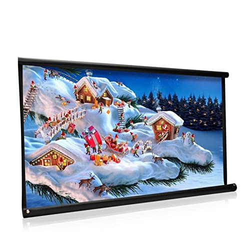 Pantalla plegable de alta brightness 100 pulgadas HD lienzo proyector pantalla 16:9 para cine en casa, juegos y oficina
