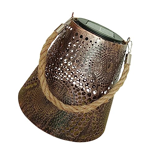 Lampe solaire extérieure art suspendue TOYANDONA pour déco de jardin