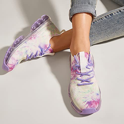 Image of LUCKY STEP Women Air Cushion Fashion Sneakers | Breathable Casual Comfortable Lightweight Walking Shoes