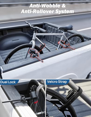 JOYTUTUS Truck Bed Bike Rack