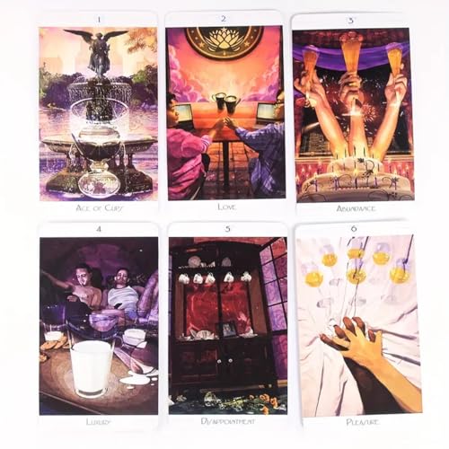 Image of AYME Tarot Card Game With 78 Pieces The Urben Oracle Tarot Cards Decks Traditional Standard Tarot Deck Fortune Telling Game Divination Tools For Beginners (Style 31)