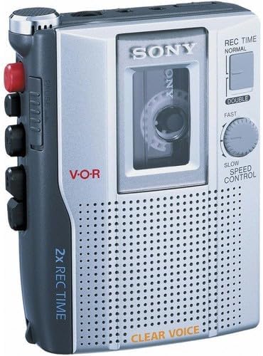 Sony TCM-200DV Portable Cassette Recorder, front view